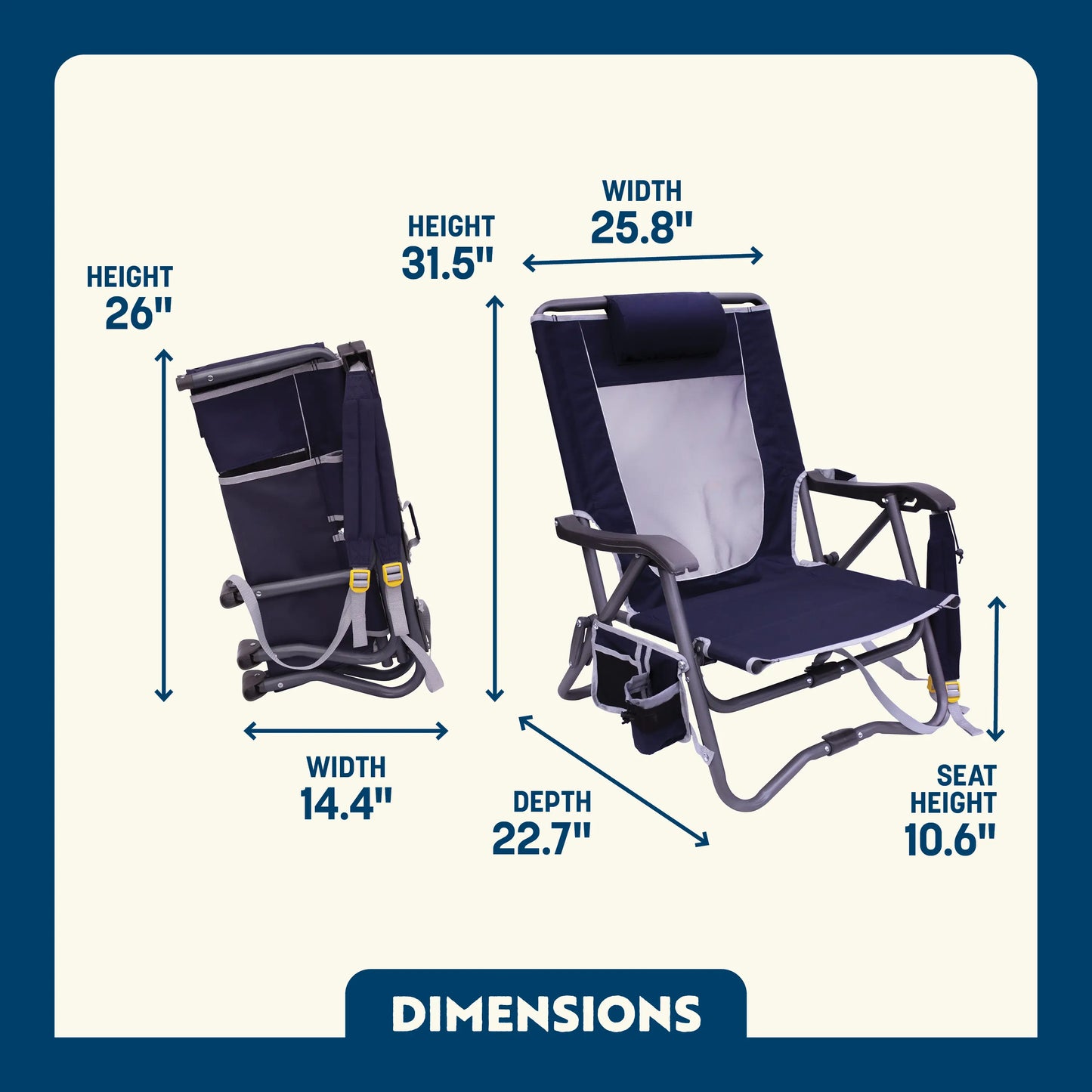 Bi-Fold Slim Event Chair™